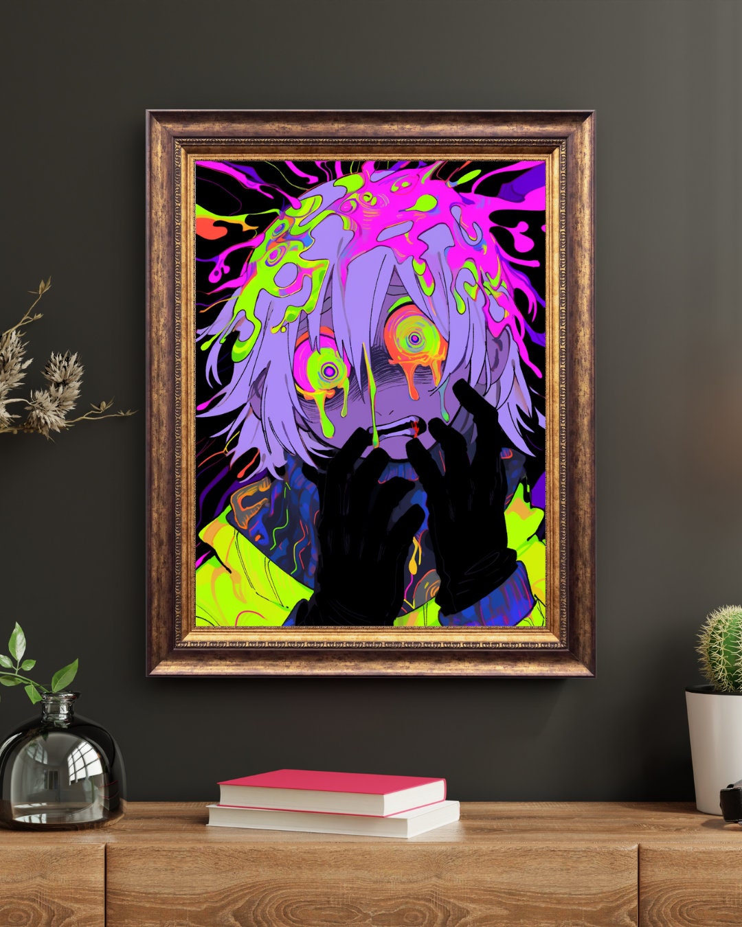 Echoes of the Mind: Schizophrenia Experience Art Print