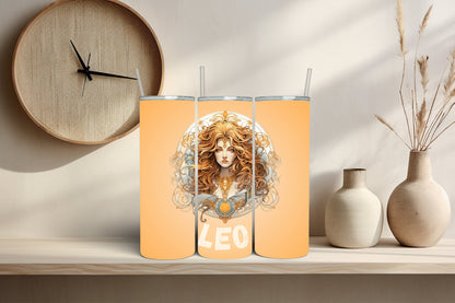 Regal Lion Leo 20 oz Tumbler - Zodiac King Travel Cup