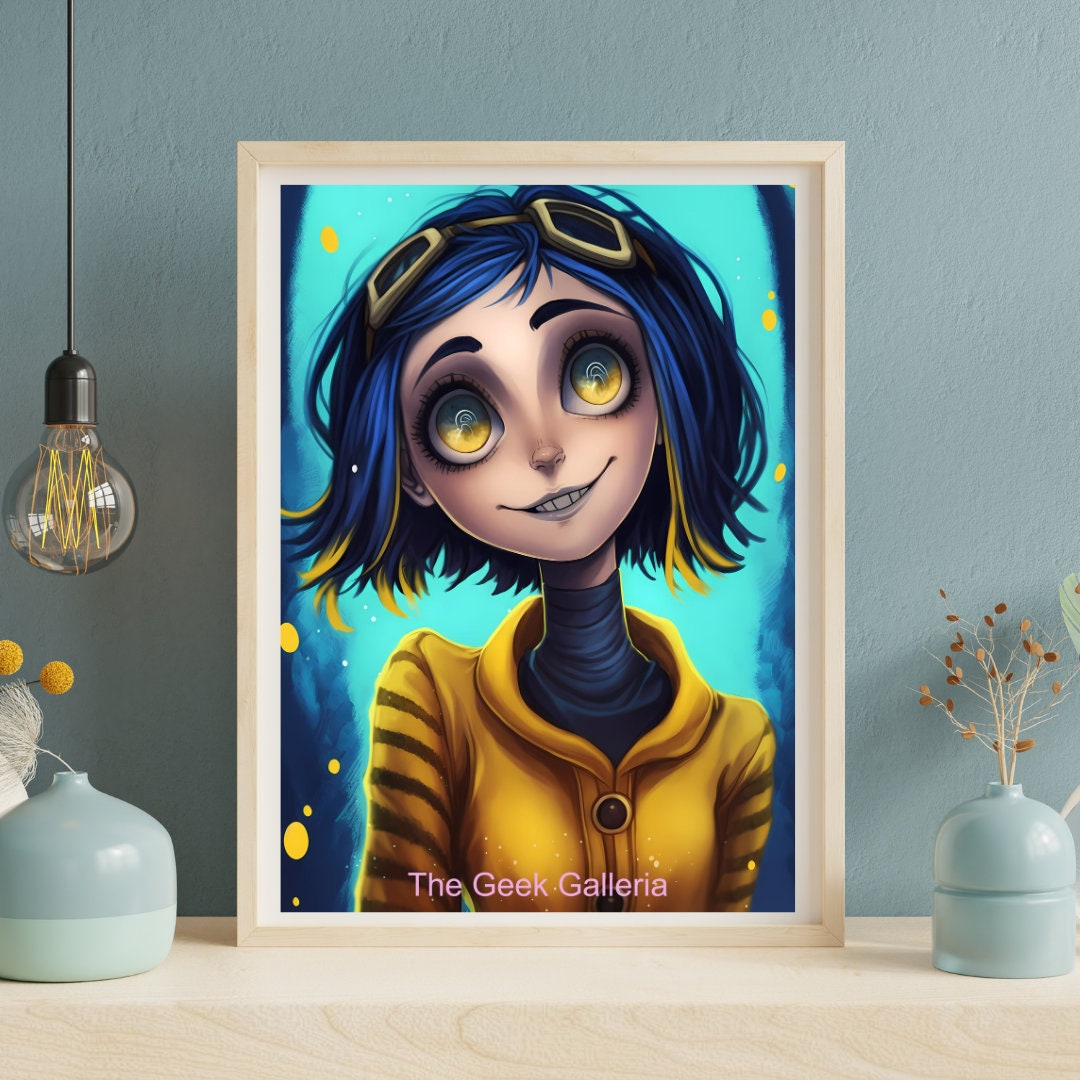 Curious Explorer in a Magical Parallel World, 11x17 Inches, Art Print, Anime Poster, Waifu