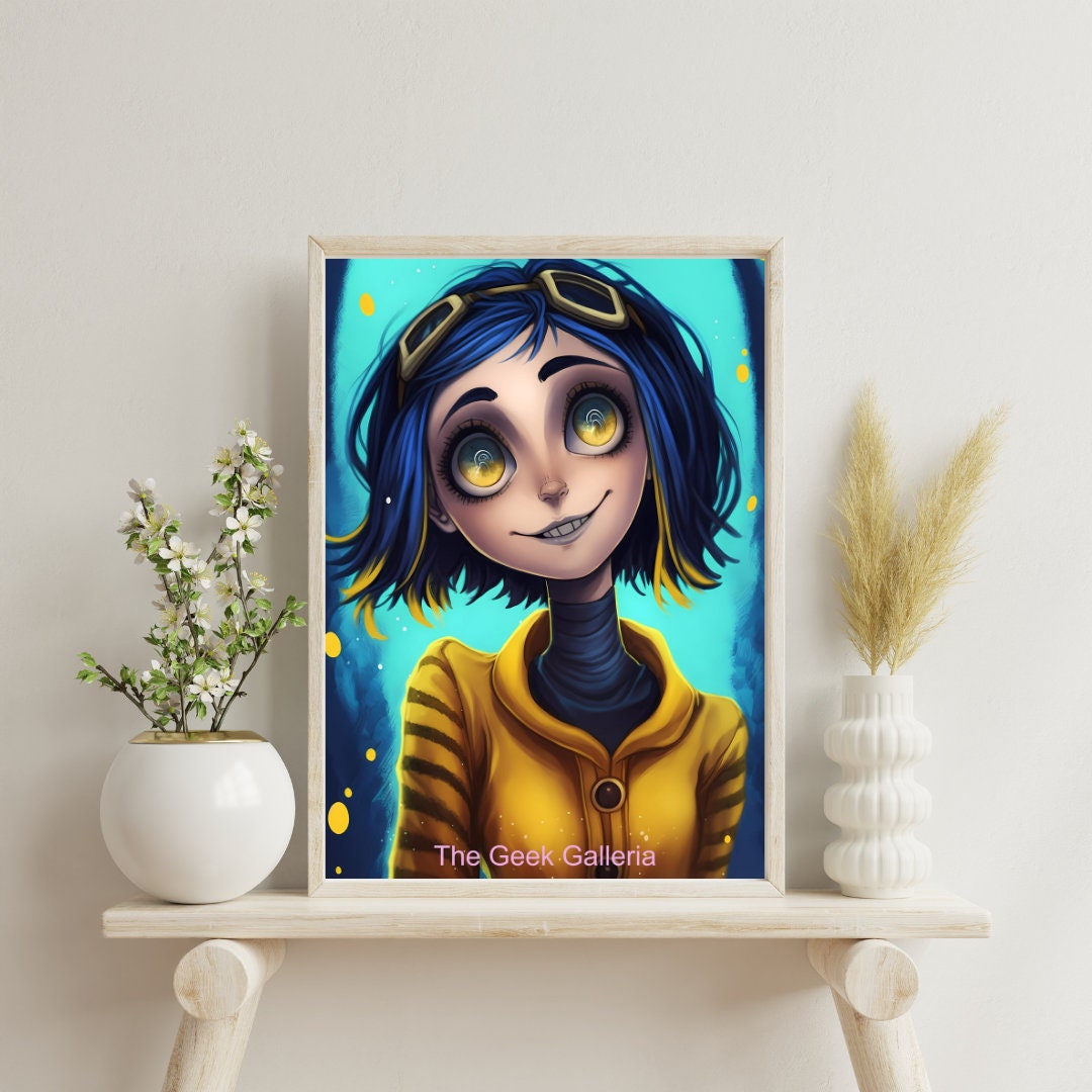 Curious Explorer in a Magical Parallel World, 11x17 Inches, Art Print, Anime Poster, Waifu