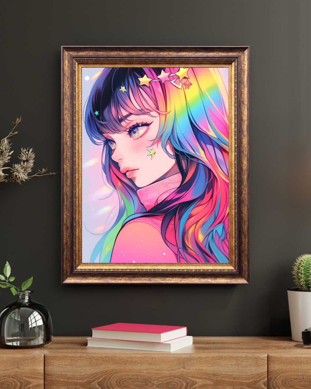 A Colorful Dream: The Spectrum Muse Art Print