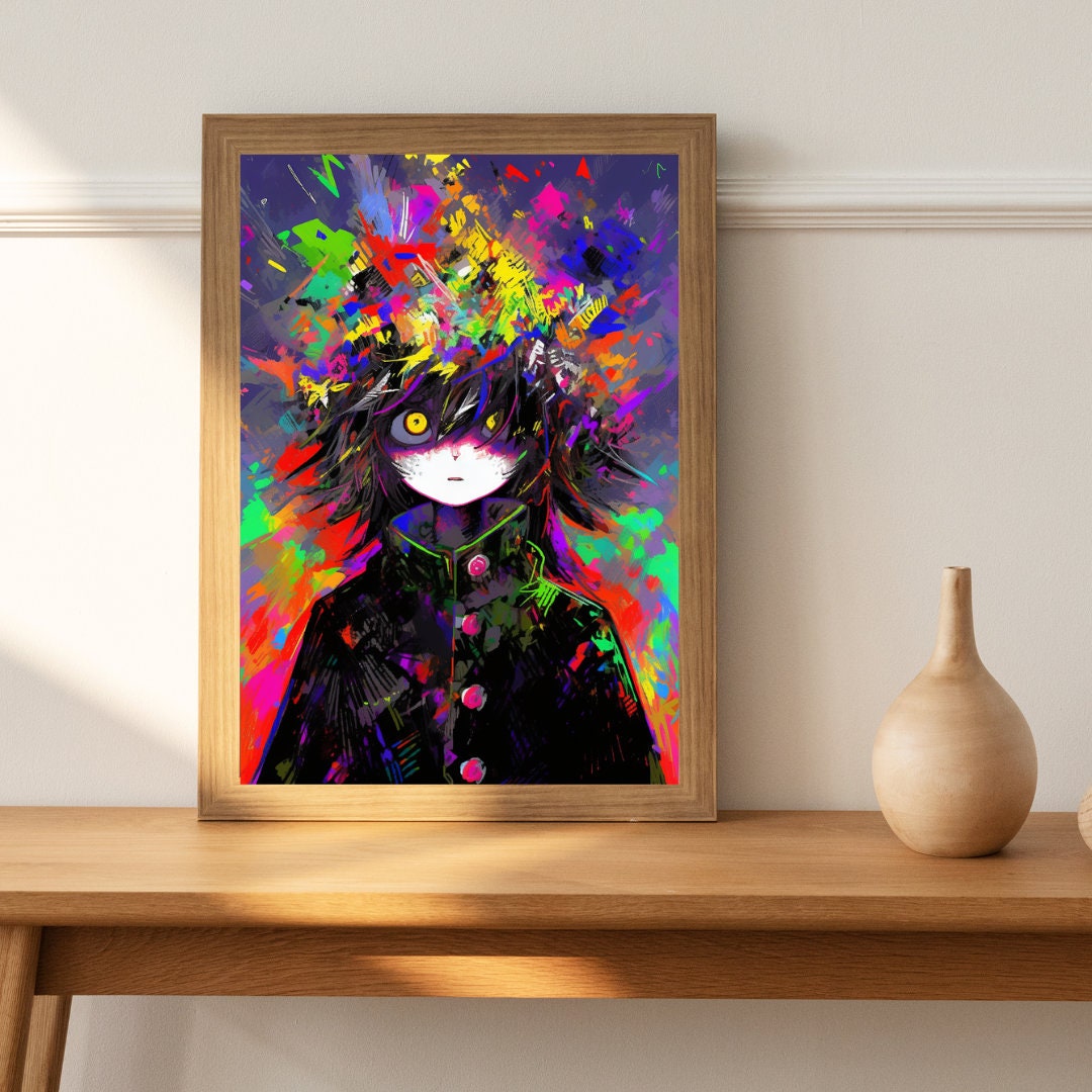 Chaos Spectrum: The Vibrant Anarchy Art Print