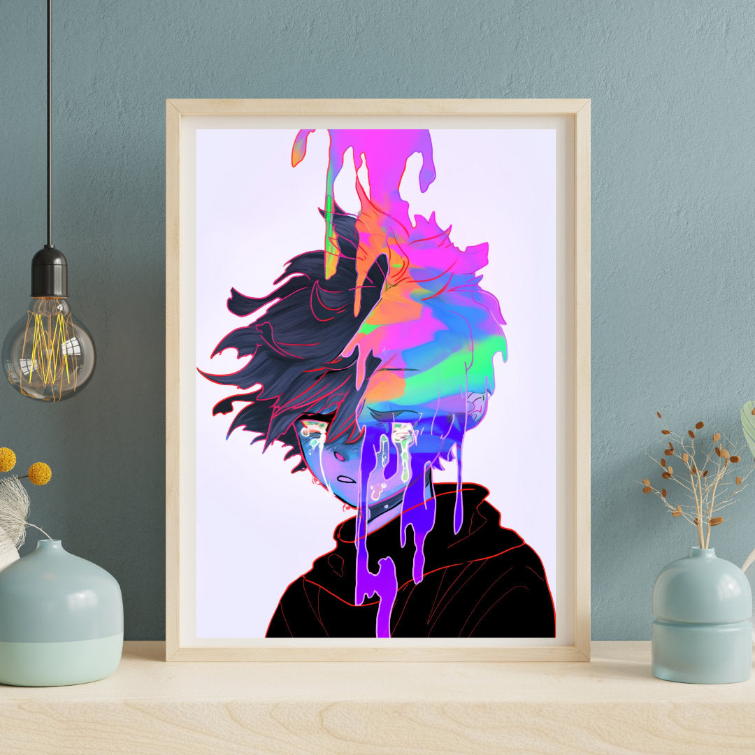 Melting Spectrum Art Print