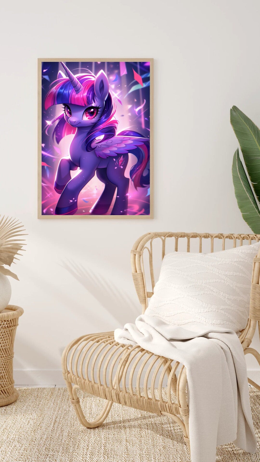 Magical Librarian: Starry-Eyed Pony Art Print