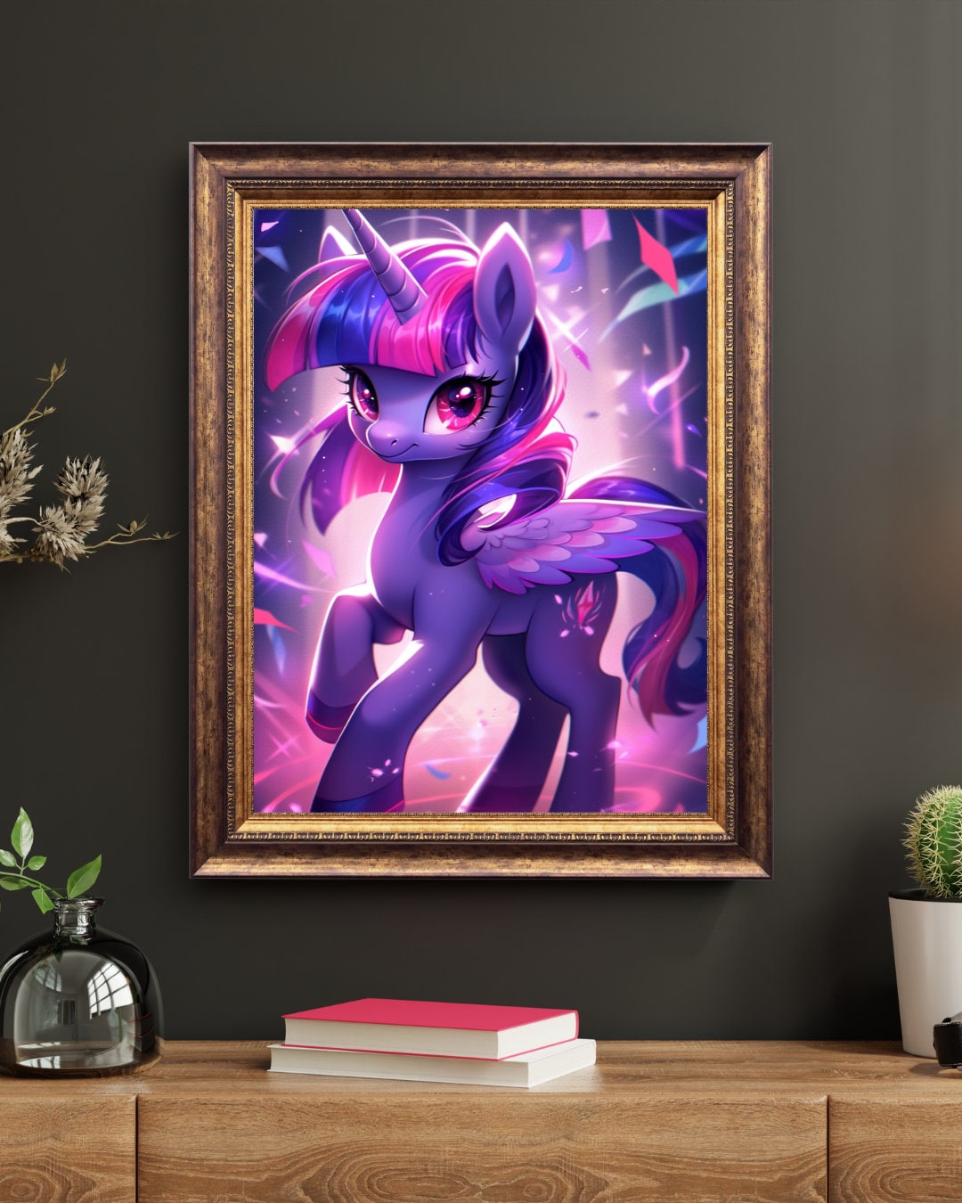 Magical Librarian: Starry-Eyed Pony Art Print