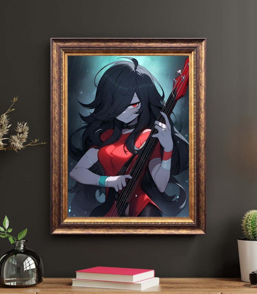The Nocturne Songstress Art Print Wall Decor