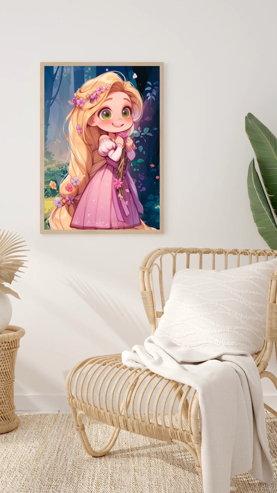 Tower Escape: Chibi Princess Art Print - Frame Not Included