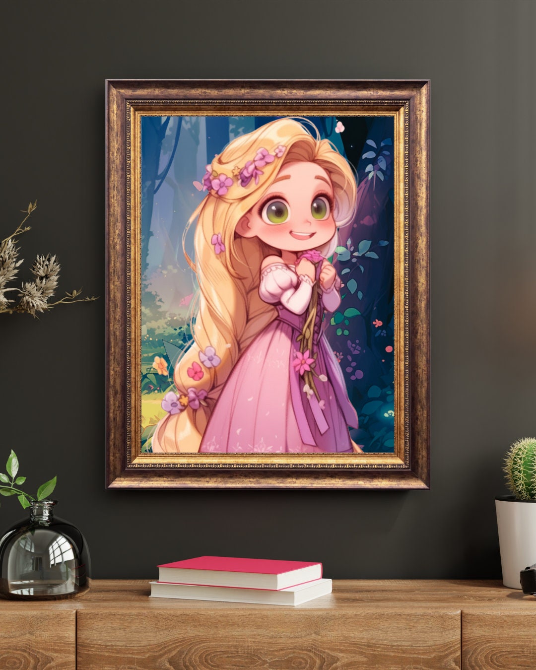 Tower Escape: Chibi Princess Art Print - Frame Not Included