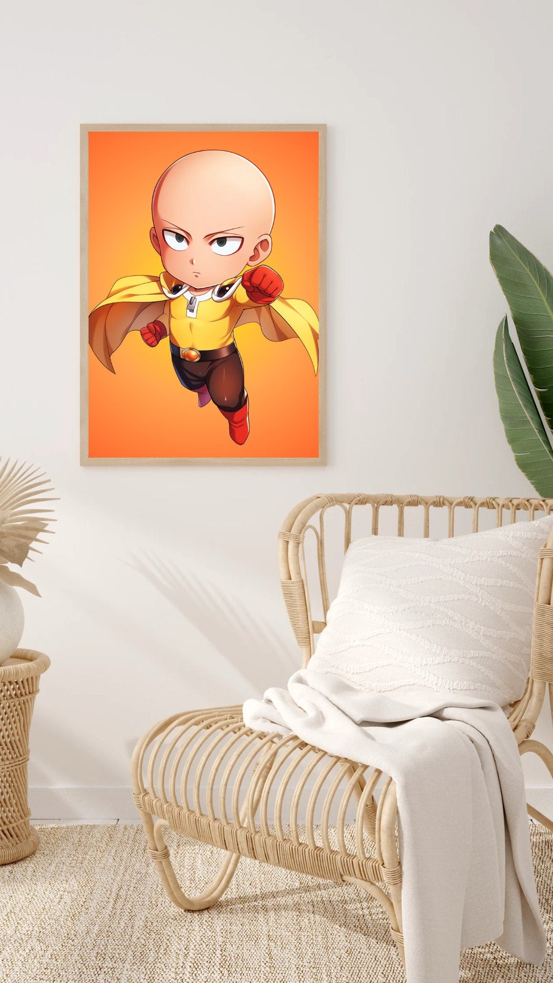 Hero for Fun: Chibi Bald Avenger Art Print