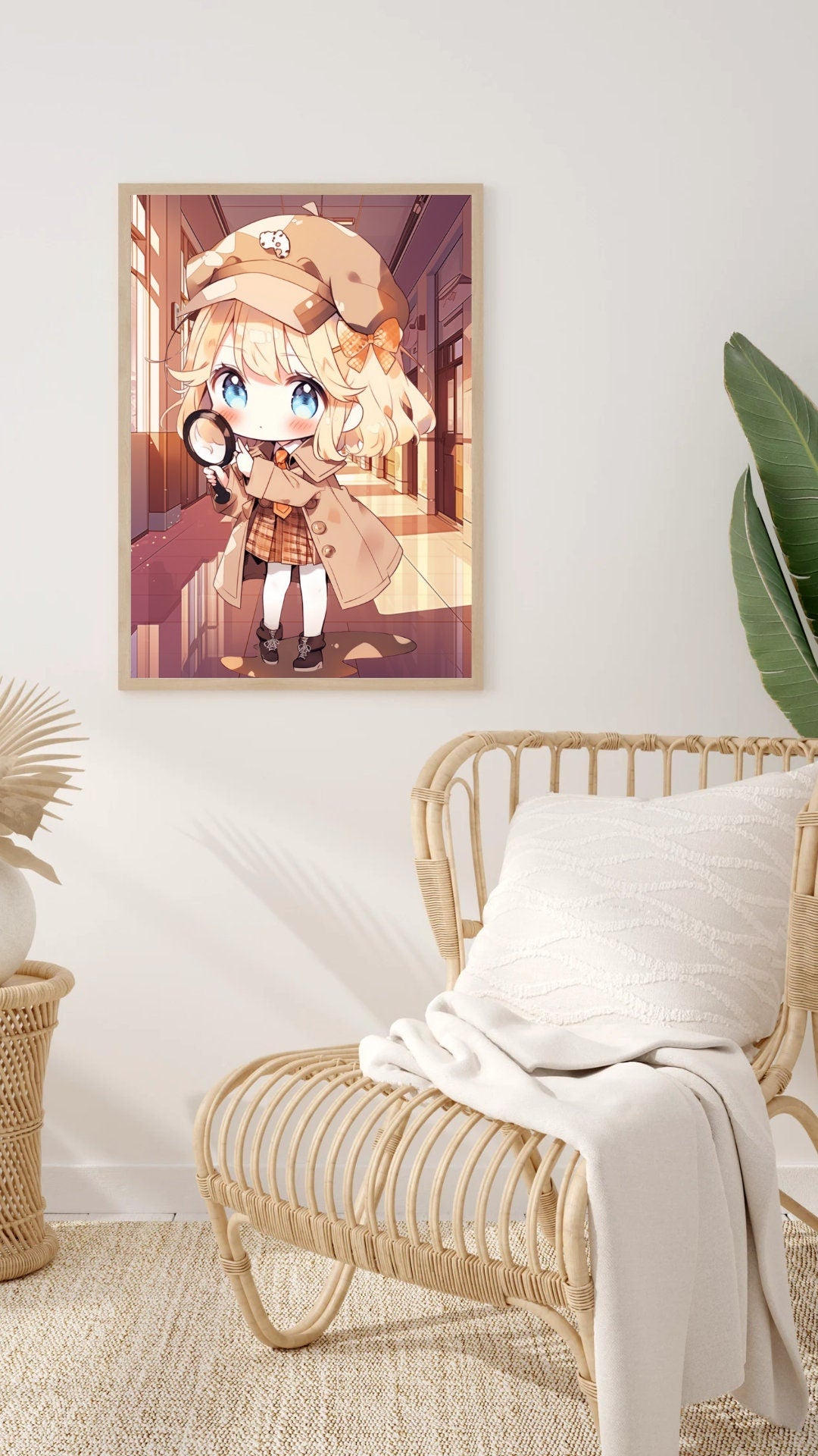 Mystery Stream: Chibi Detective Art Print