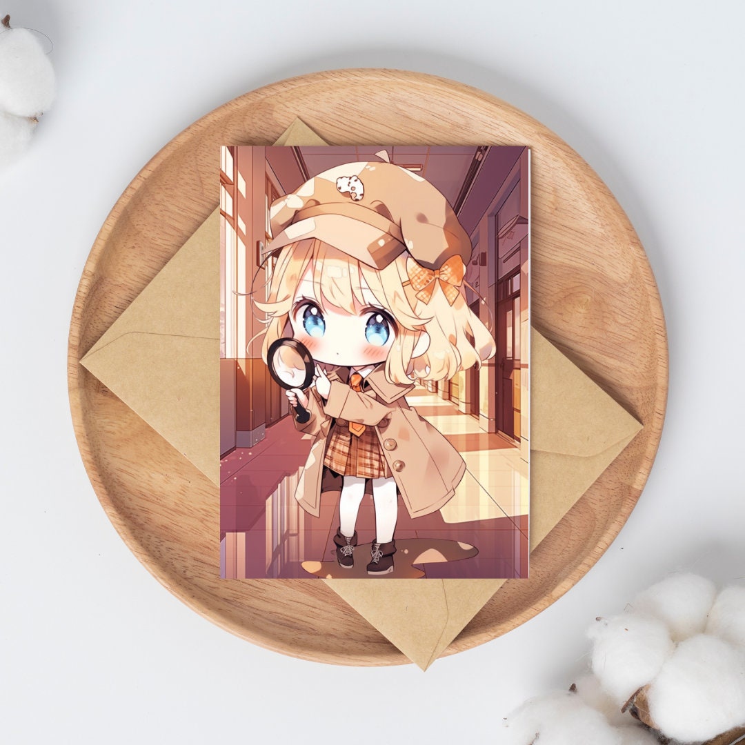 Mystery Stream: Chibi Detective Art Print