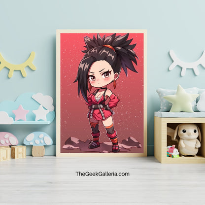 Creative Power: Chibi Heroine Art Print