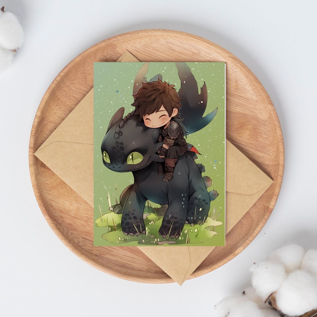 Skybound Friends: Chibi Dragon Rider Art Print