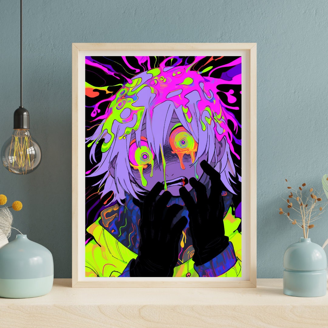 Echoes of the Mind: Schizophrenia Experience Art Print