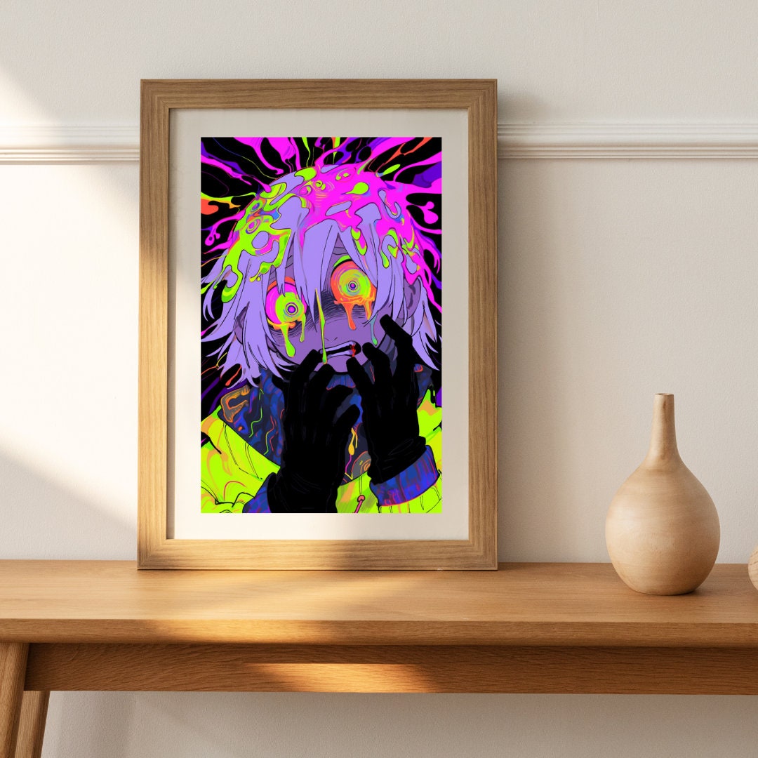 Echoes of the Mind: Schizophrenia Experience Art Print