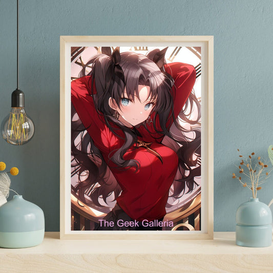 The Mage of Destiny Art Print, Anime Poster, Waifu, Kawaii