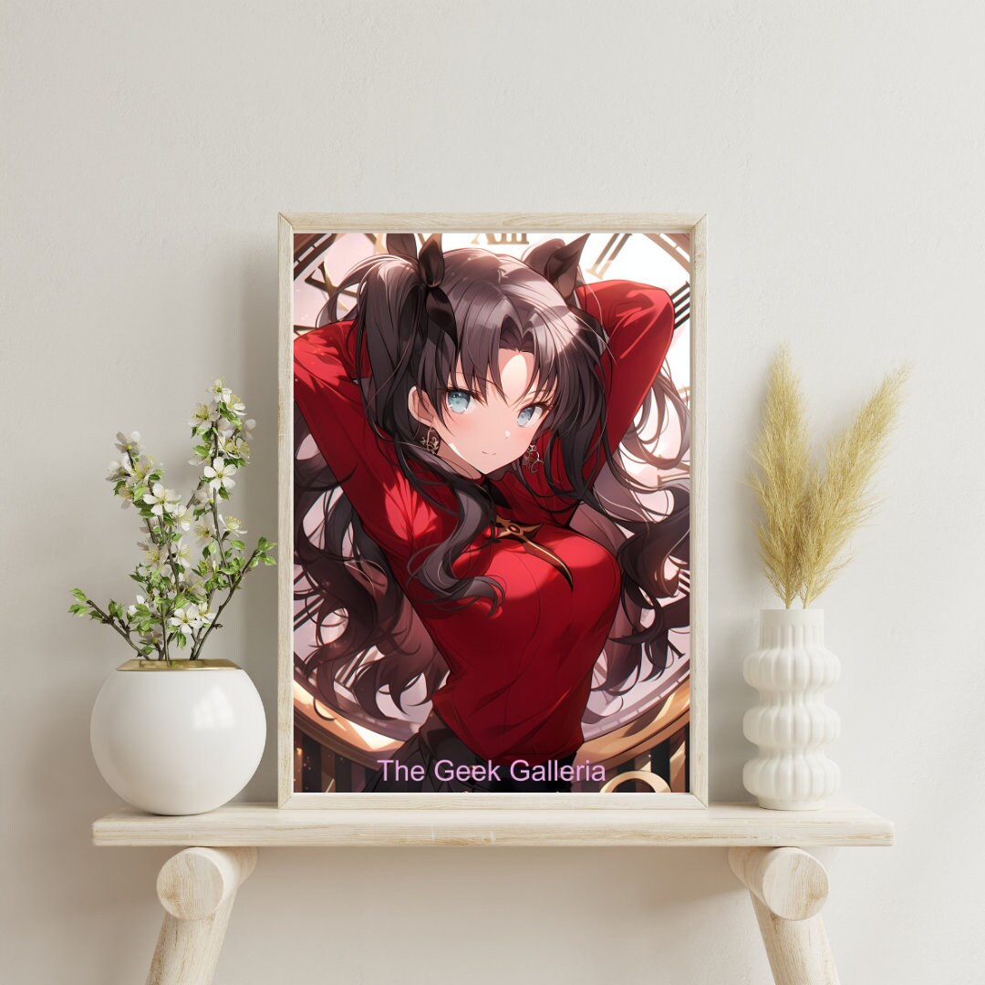 The Mage of Destiny Art Print, Anime Poster, Waifu, Kawaii