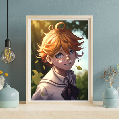 The Hopeful Strategist, 11x17 Inches, Art Print, Anime Poster, Waifu, Kawaii