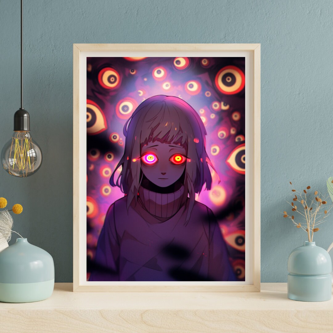 Visionary Echoes: The All-Seeing Art Print