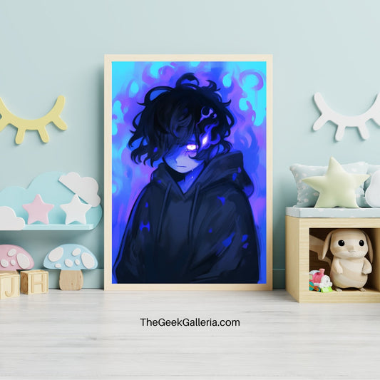 Azure Reverie Art Print