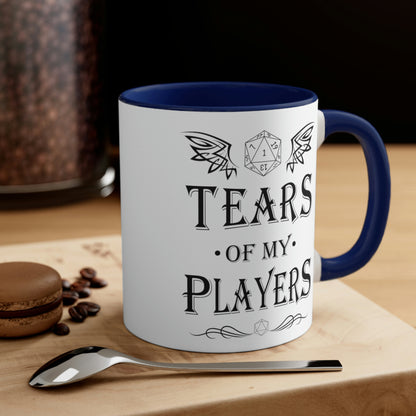 Tears Of My Players Coffee Mug, Funny Dungeon Master Gift, Role Playing Game, Nerd, Geeky, RPG Gamer, Present for DM