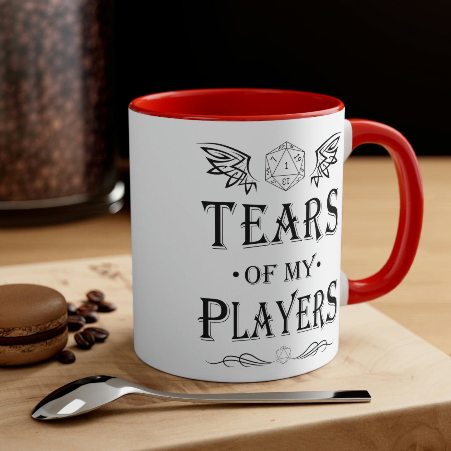 Tears Of My Players Coffee Mug, Funny Dungeon Master Gift, Role Playing Game, Nerd, Geeky, RPG Gamer, Present for DM