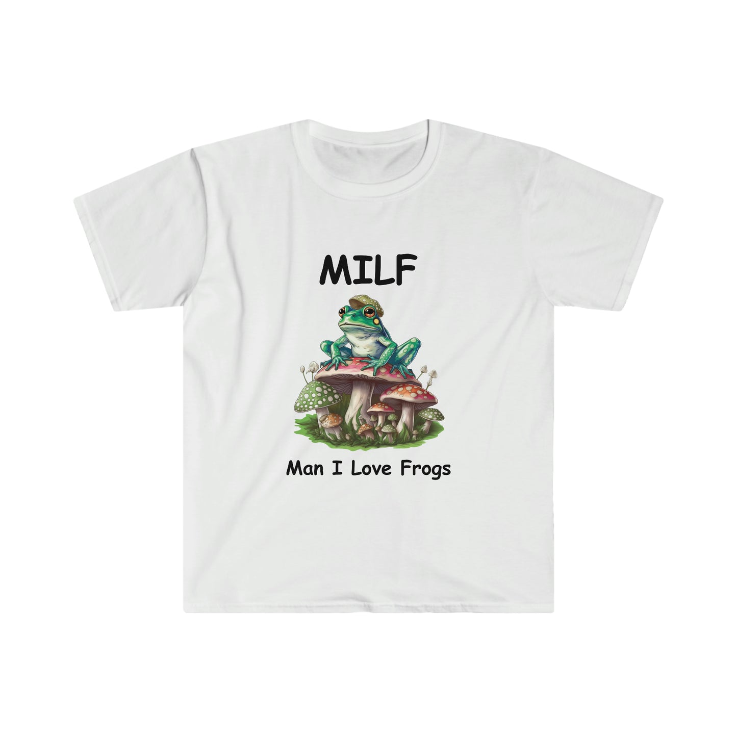 MILF Tshirt, Funny MILF Froggy Shirt, Frog Lover Shirt, Cottagecore Froggy Tee, Toad Shirt, Unisex T-shirt,Cottagecore Frog, Mushroom