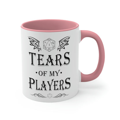 Tears Of My Players Coffee Mug, Funny Dungeon Master Gift, Role Playing Game, Nerd, Geeky, RPG Gamer, Present for DM