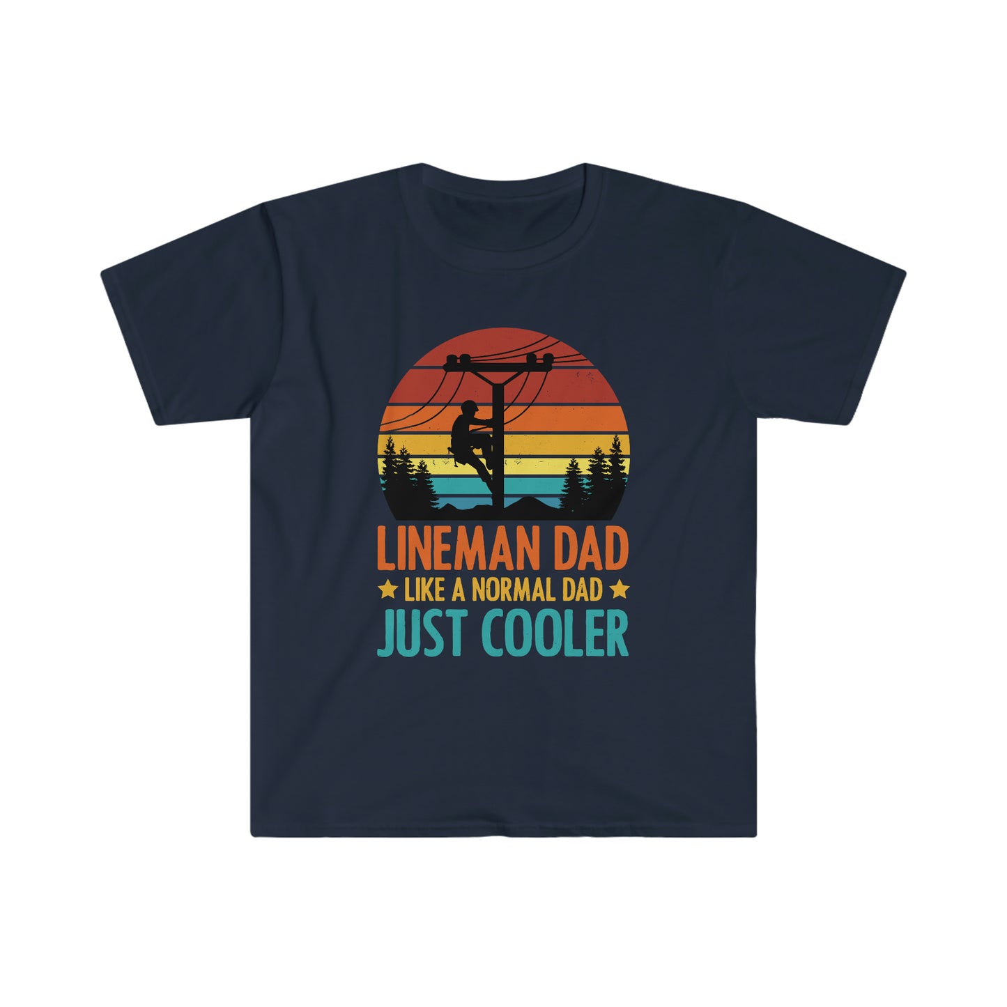 Lineman Dad Shirt, Father's Day Tshirt, Funny Dad Shirt, Gift for Dad, Father's Day Gift, Lineman Tools Shirt