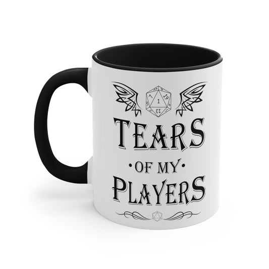 Tears Of My Players Coffee Mug, Funny Dungeon Master Gift, Role Playing Game, Nerd, Geeky, RPG Gamer, Present for DM
