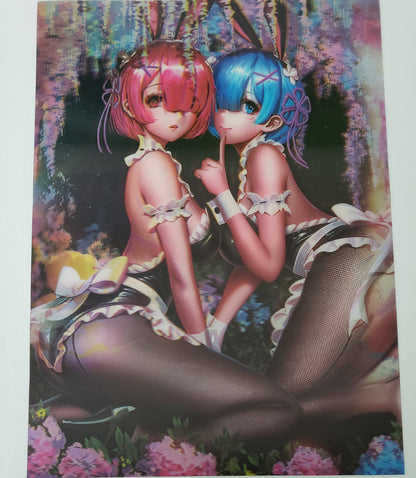 Sexy Maids, 3D Motion Poster, Waifu Poster, Kawaii Poster