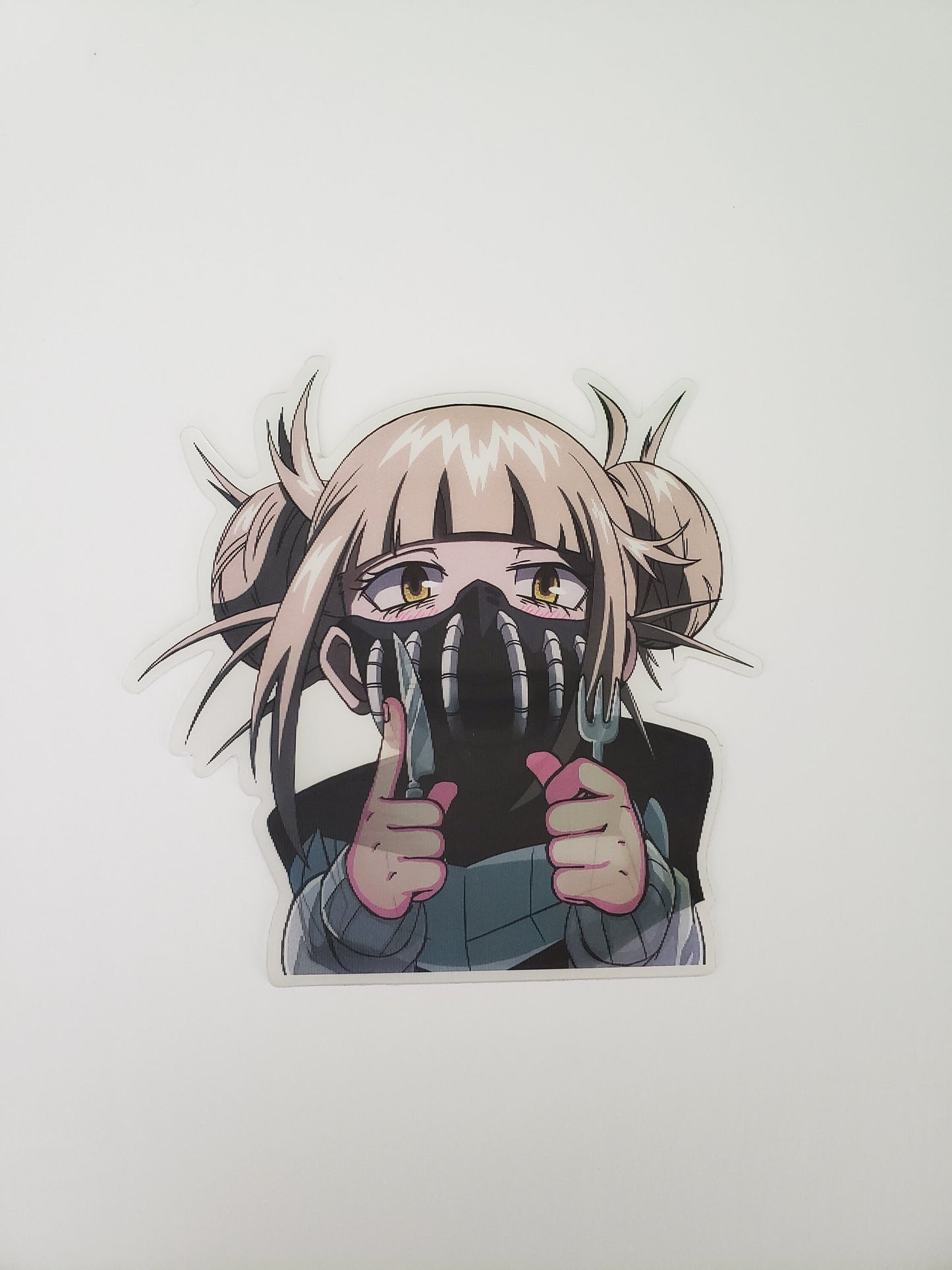 Bloodthirsty Beauty, Peeker Sticker, 3D Lenticular Car Sticker, Motion Sticker, Anime Sticker, Kawaii Sticker