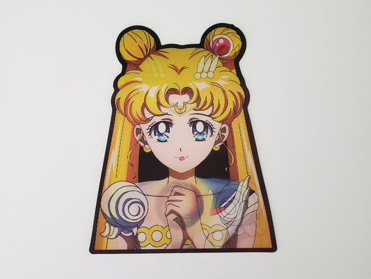 Sailor Girl 3, Peeker Sticker, 3D Lenticular Car Sticker, Motion Sticker, Anime Sticker, Kawaii Sticker
