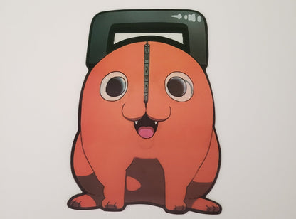 Saw Dog Transform, Peeker Sticker, 3D Lenticular Car Sticker, Motion Sticker, Anime Sticker, Kawaii Sticker