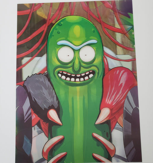 Pickle Monster, 3D Lenticular Poster, Motion Poster