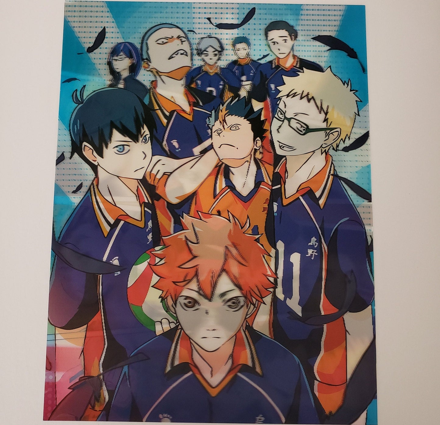 Dynamic Volleyball Action 3D Lenticular Poster, Motion Poster