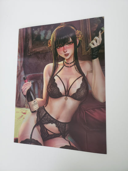 Sexy Assassin, 3D Motion Poster, Waifu Poster, Kawaii Poster