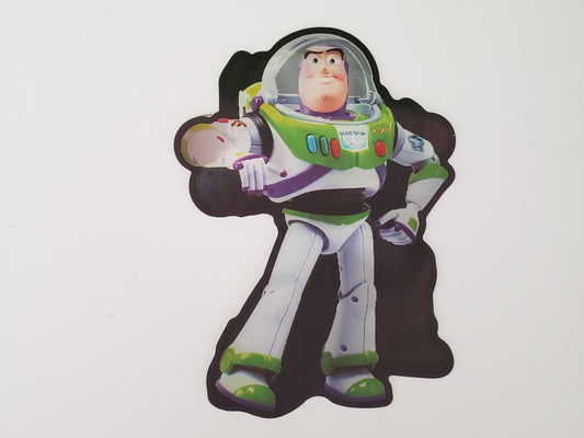 Galactic Space Ranger, 3D Lenticular Car Sticker, Motion Sticker, Animation Sticker