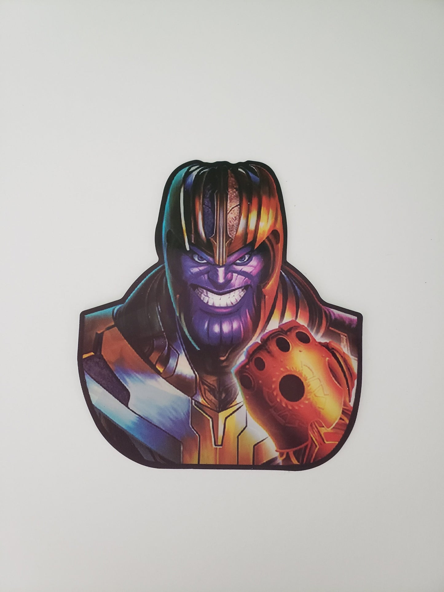 Mad Titan's Power, Peeker Sticker, 3D Lenticular Car Sticker, Motion Sticker, Anime Sticker