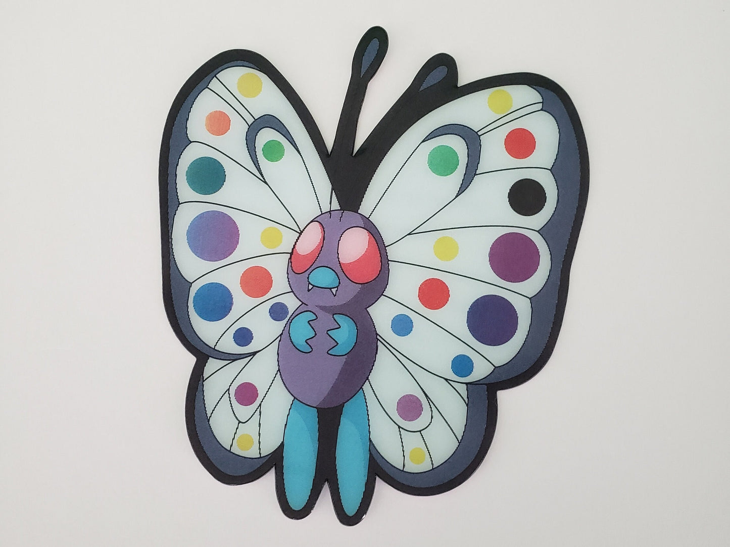 Cute Butterfly, Peeker Sticker, 3D Lenticular Car Sticker, Motion Sticker, Anime Sticker, Kawaii Sticker