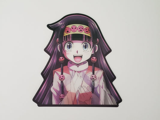 Mysterious Assassin Transformation, Peeker Sticker, 3D Lenticular Car Sticker, Motion Sticker, Anime Sticker, Kawaii Sticker