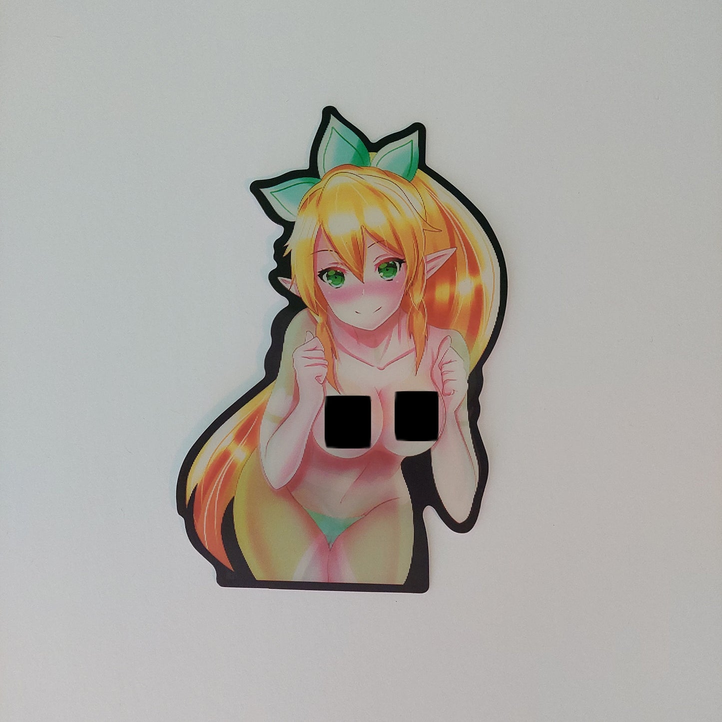 Angry Hunter girls, Peeker Sticker, 3D Lenticular Car Sticker, Motion Sticker, Anime Sticker, Husbando Sticker