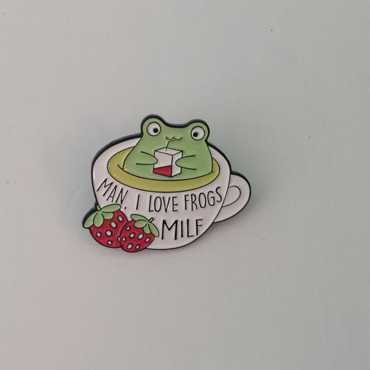MILF - Man I Love Frogs - Enamel pin