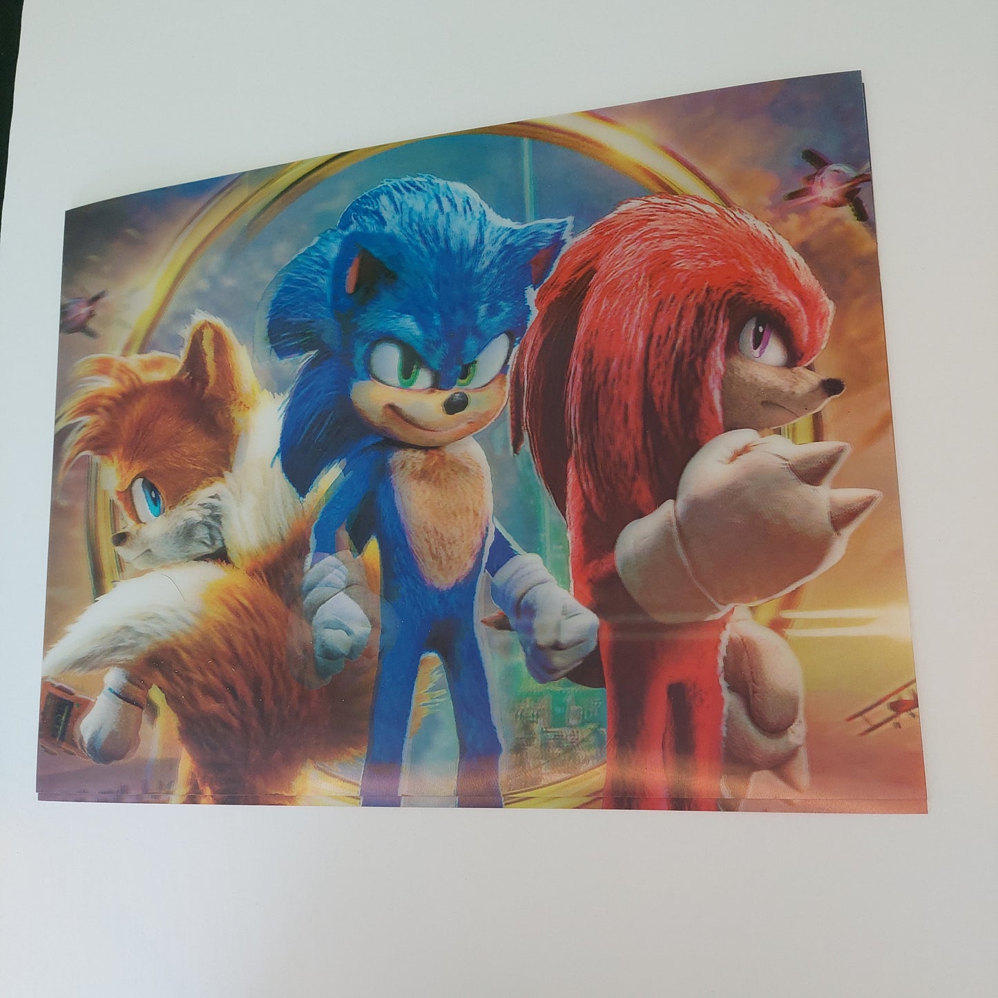 Classic Trio, 3D Lenticular Poster, Motion Poster, Legendary Speedster and his Loyal Companions