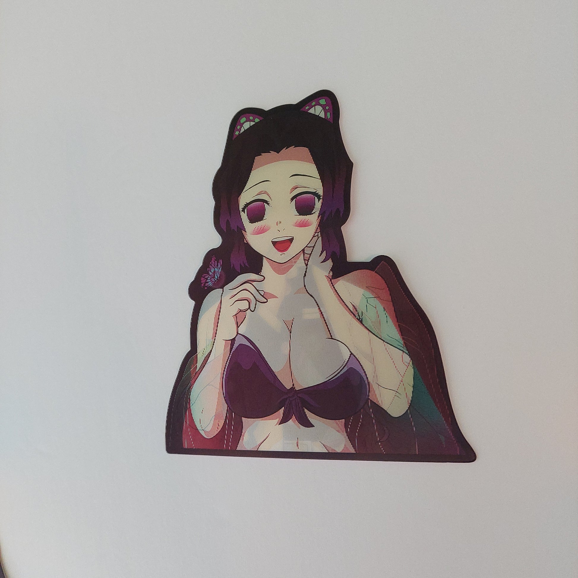 Demon Hunter Sexy, 3D Lenticular Car Sticker, Motion Sticker, Anime Sticker, Kawaii Sticker
