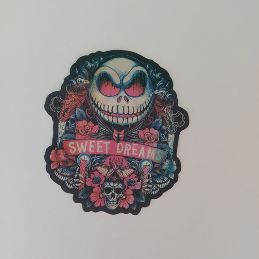 Nightmare Trio, Peeker Sticker, 3D Lenticular Car Sticker, Motion Sticker, Horror Sticker, Horror Decal