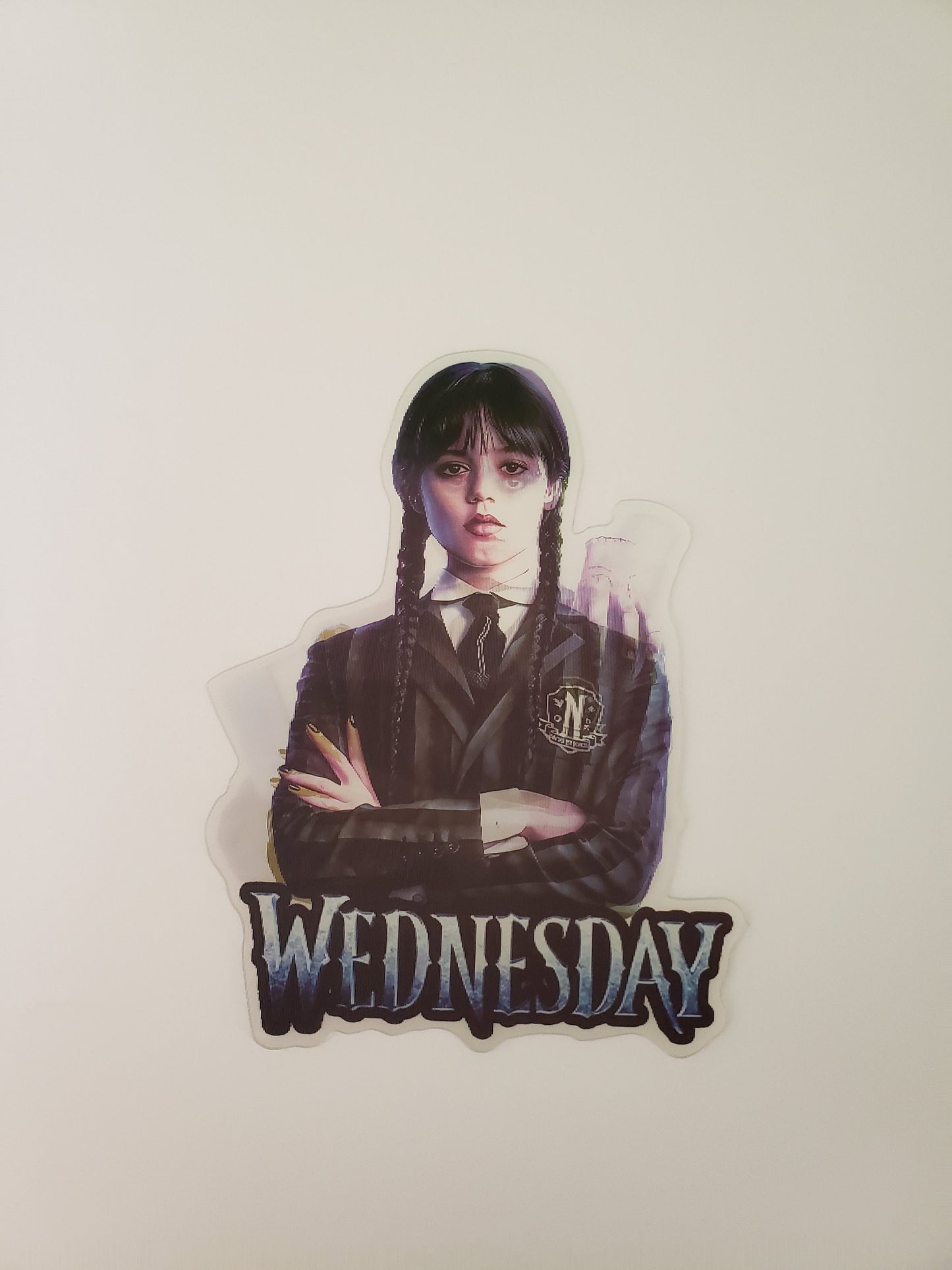 Gothic Weekday, Peeker Sticker, 3D Lenticular Car Sticker, Motion Sticker, TV Show Sticker