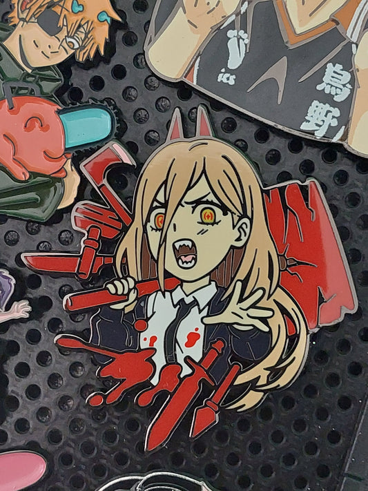 Big Enamel pins - Devils Anime lapel Pin - Backpack Accessory