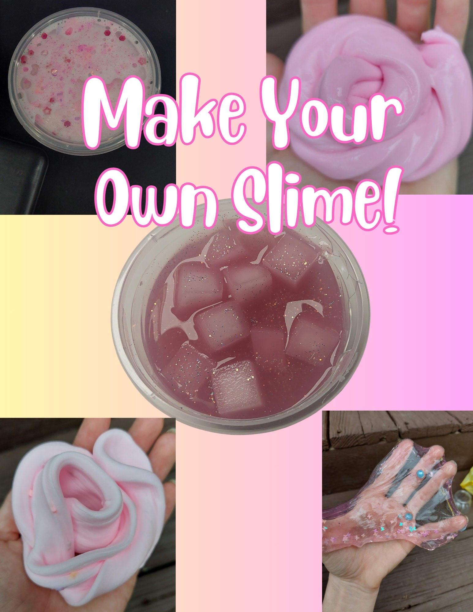 Pick Your Own Slime DIY Sparkling Slime Extravaganza! 2 oz Container