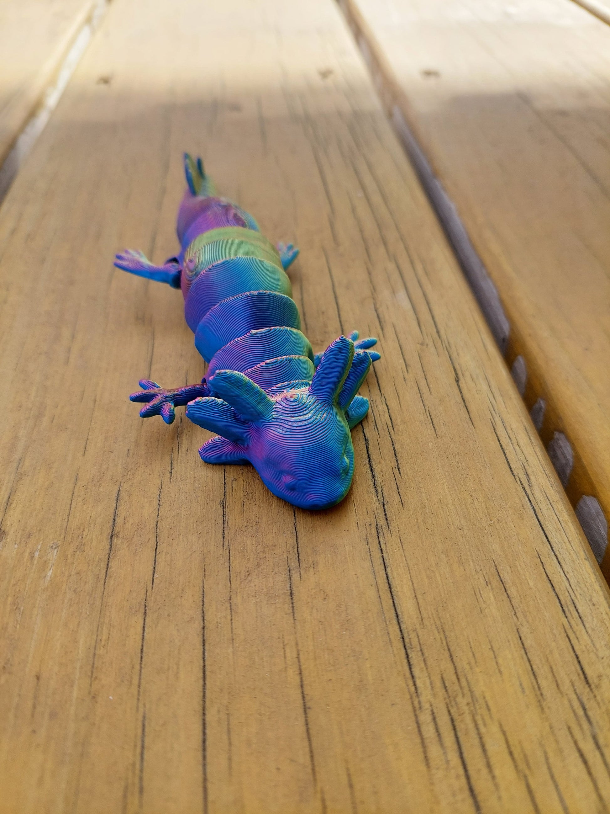 3D-Printed Articulated Axolotl